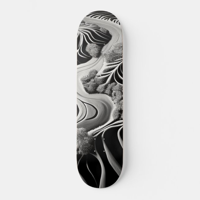 Skateboard Fractal Flow (Anverso)