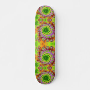 Skateboard Fractal Green Eyed