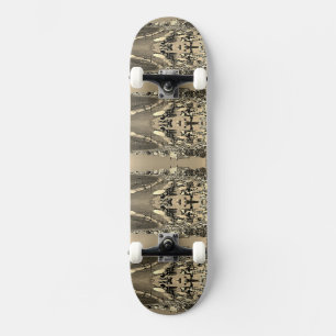 Skateboard Francia Cannes vintage tablero de dardos en la pla