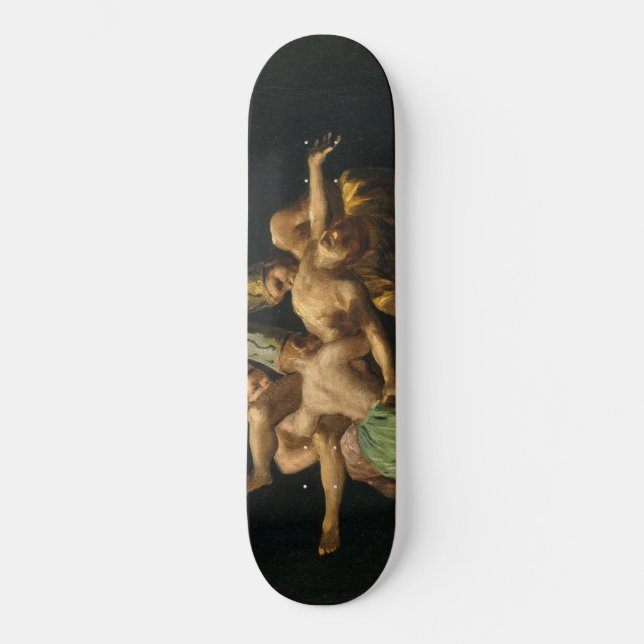 Skateboard Francisco de Goya Vuelo de brujas 1798 (Anverso)