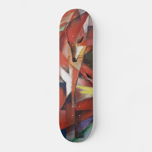 Skateboard Franz Marc - Los zorros, 1913 (Anverso)