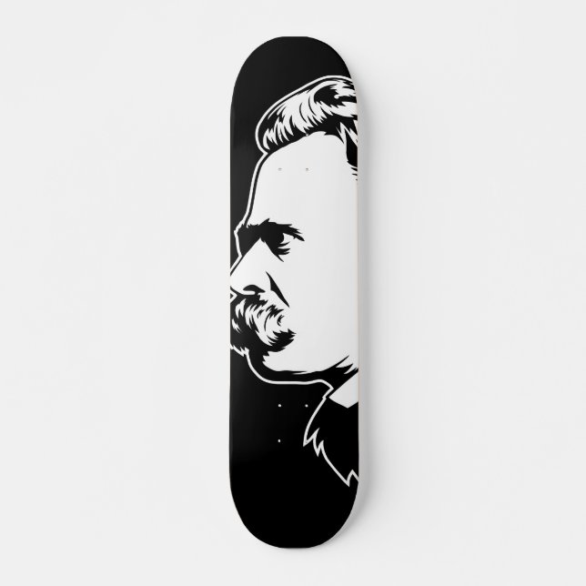 Skateboard Frederich Nietzsche Portrait Mousepad (Anverso )