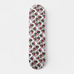 Skateboard Fresas patrón de fresa para siempre