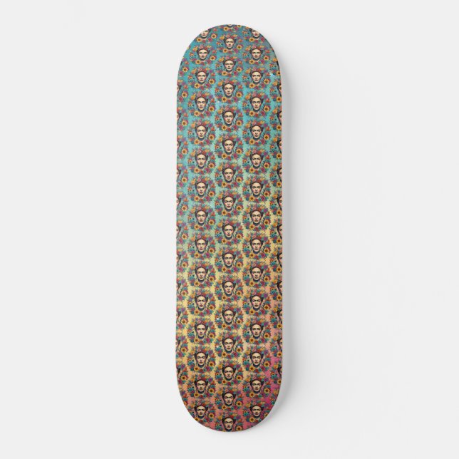 Skateboard Frida Kahlo (Anverso)