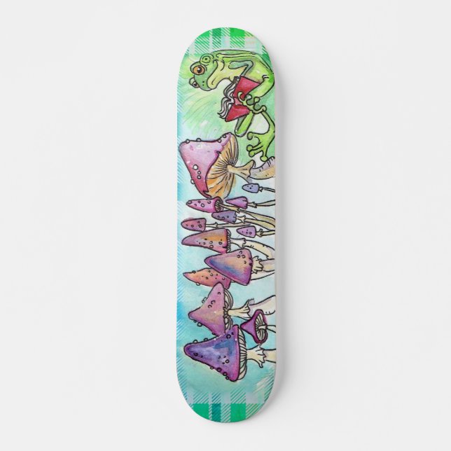 Skateboard Frog de libro de historias (Anverso )