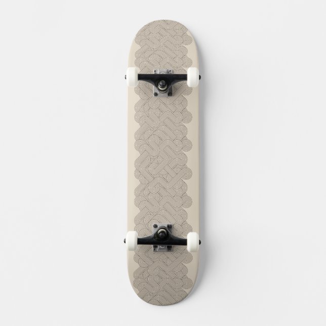 Skateboard Frontera abstracta (Anverso)