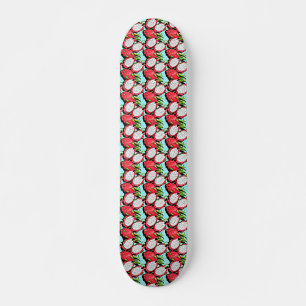 Skateboard fruta del dragón rojo