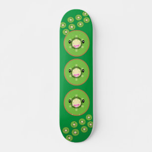 Skateboard Fruta kawaii kiwi