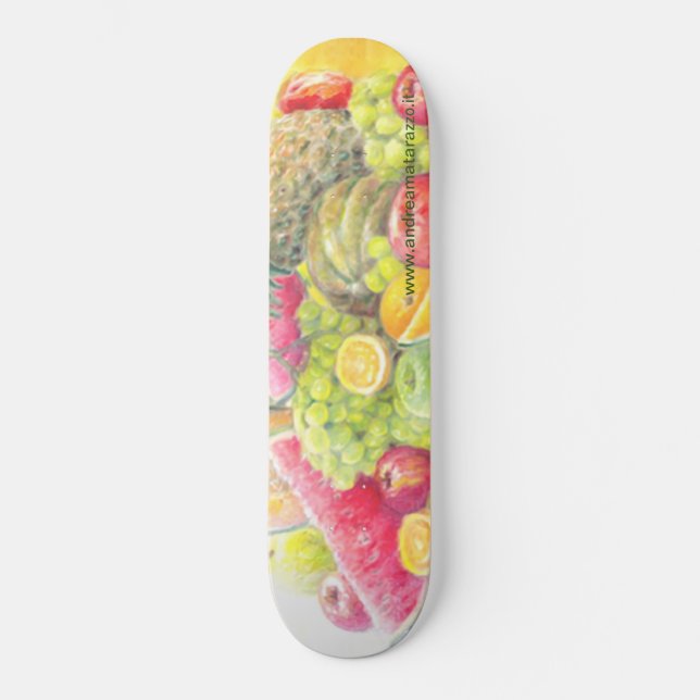 Skateboard Frutas felices (Anverso)