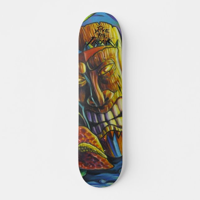 Skateboard Fuego de dios de Tiki (Anverso )