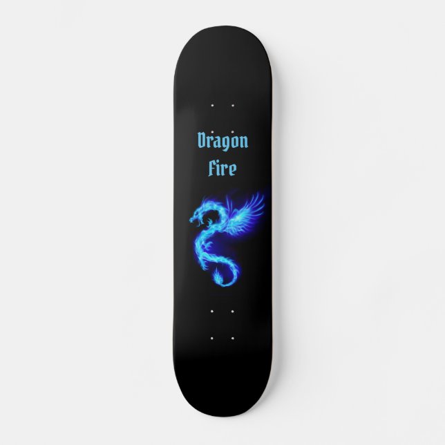 Skateboard Fuego de dragón (Anverso)