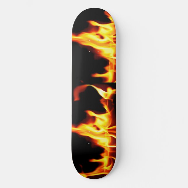 Skateboard Fuego extremo de los deportes (Anverso)