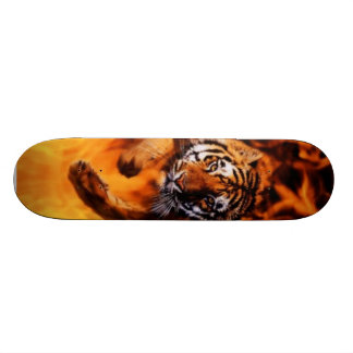 Skateboard Fuego y tigre