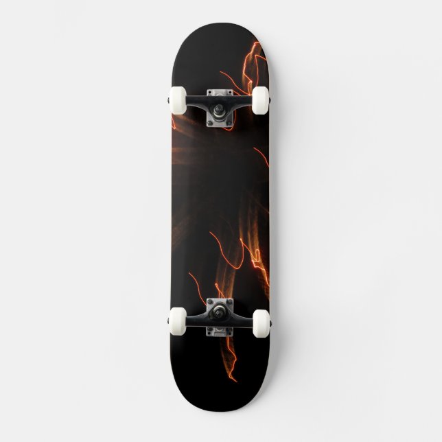 Skateboard Fuegos artificiales 3 (Anverso)