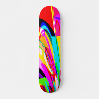 Skateboard Fuente de color
