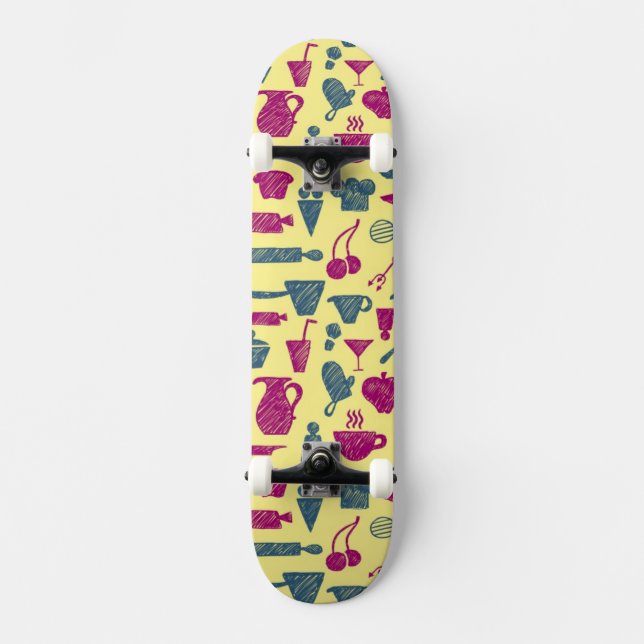 Skateboard Fuentes de la cocina (Anverso)