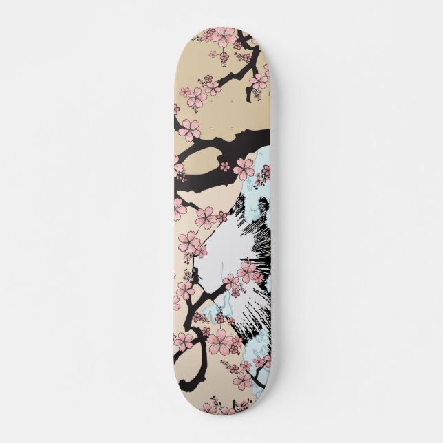 Skateboard Fuji and Sakura: (Anverso )