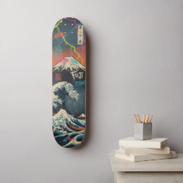 Skateboard Fuji ＆Wave　Skateboard Art – Japanese Spirit & Art
