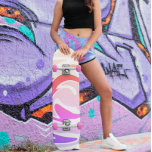 Skateboard Fun Colorful Liquid Swirl<br><div class="desc">Pasee con una ráfaga de color y emoción por esta divertida y colorida tabla de skateboard de Swirl Liquid. Este divertido skateboard cuenta con un dinámico y vibrante diseño de remolinos líquidos en una variedad de colores, añadiendo un toque enérgico y llamativo a tus aventuras de patinaje. El Fun Colorful...</div>