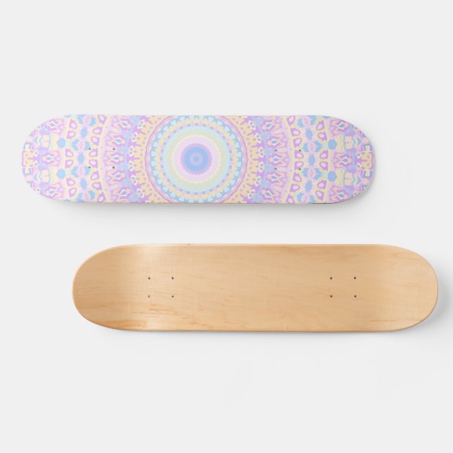 Skateboard Funky Hippie Mandala (Horz)