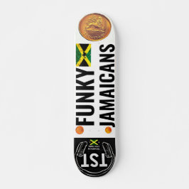Skateboard FUNKY JAMAICANS 7 Placa de patinaje de 3/4"
