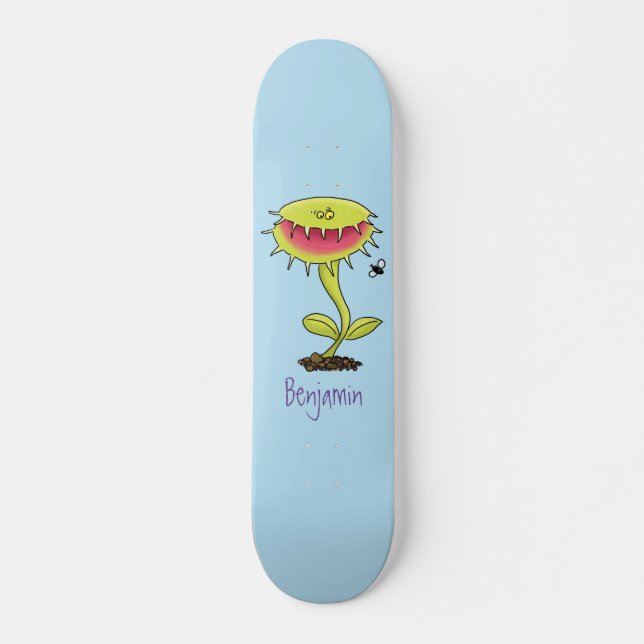 Skateboard Funny carnívoro Venus trampa de mosca personalizad (Anverso )