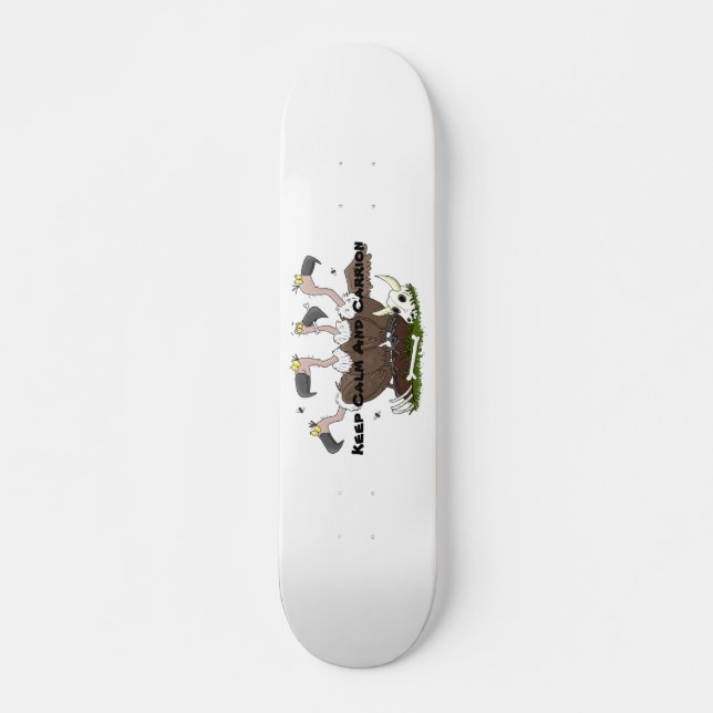 Skateboard Funny personalizado de humor de buitres (Anverso )