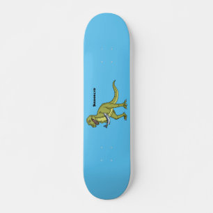 Skateboard Funny T rex dinosaur ilustracion