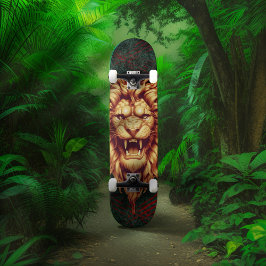 Skateboard Furia ruidosa: Majestad de los Leones