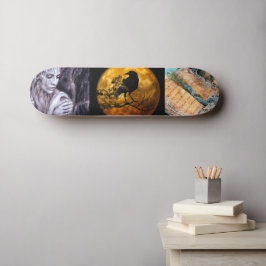 Skateboard Fusión de la maravilla de Halloween en la foto de 