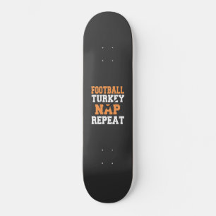 Skateboard Fútbol Turquía Nap Repetir Acción de Gracias