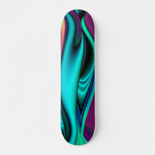 Skateboard Futuristisch, Abstrakt