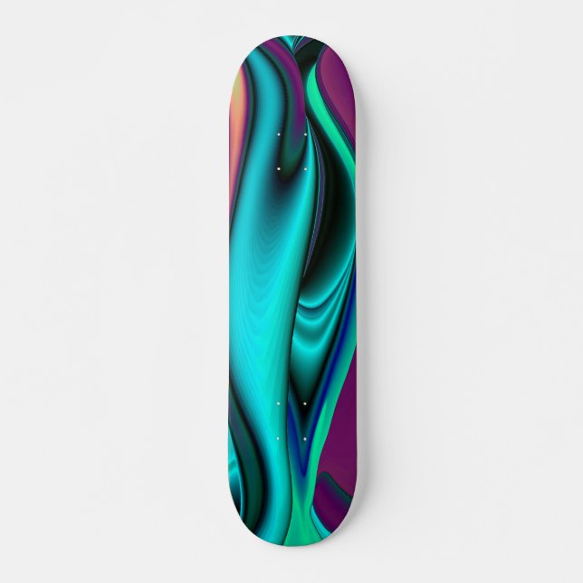 Skateboard Futuristisch, Abstrakt (Anverso )