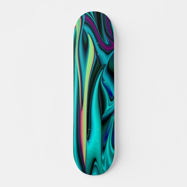 Skateboard Futuristisch, Abstrakt (Anverso )