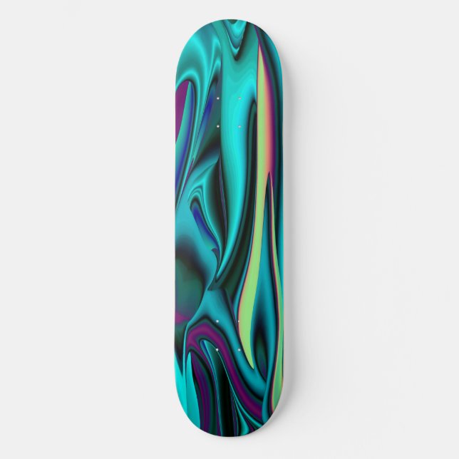 Skateboard Futuristisch, Abstrakt (Anverso)