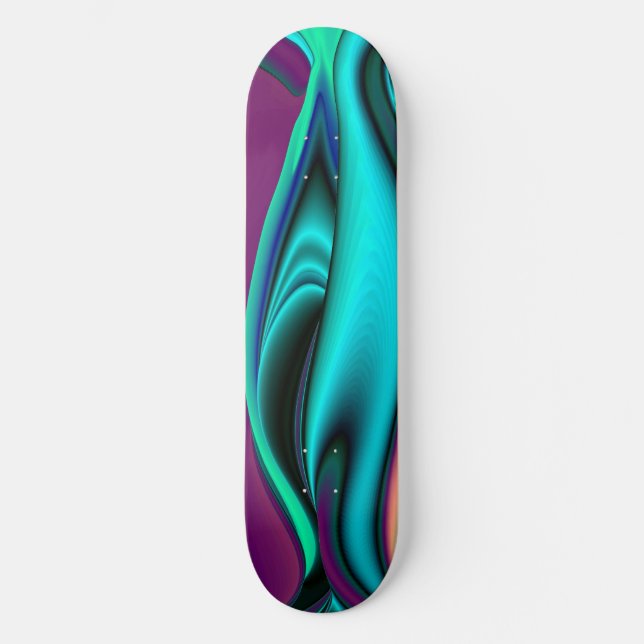 Skateboard Futuristisch, Abstrakt (Anverso)