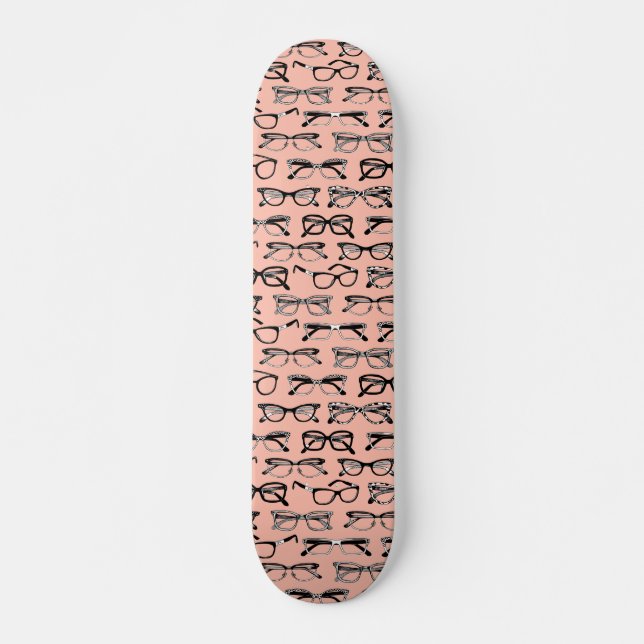 Skateboard Gafas rosadas pálidas, anteojos, anteojos (Anverso )
