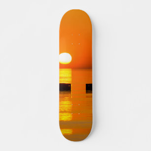 Skateboard Galán Naranja de Chicago Mañana