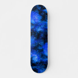 Skateboard Galaxia azul Espacio cósmico