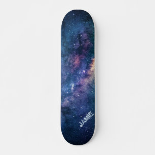 Skateboard Galaxia cósmica personalizada
