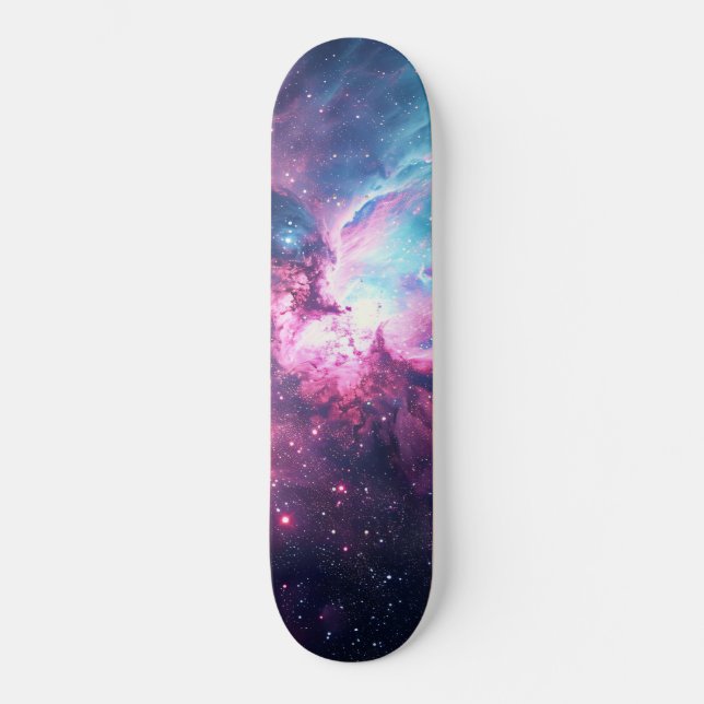 Skateboard galaxia de patinaje (Anverso)