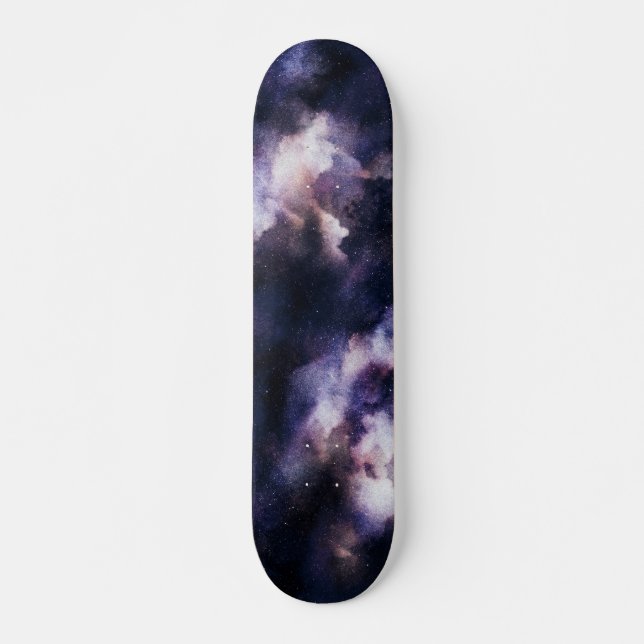 Skateboard Galaxia del espacio celestial cielo nocturno (Anverso )
