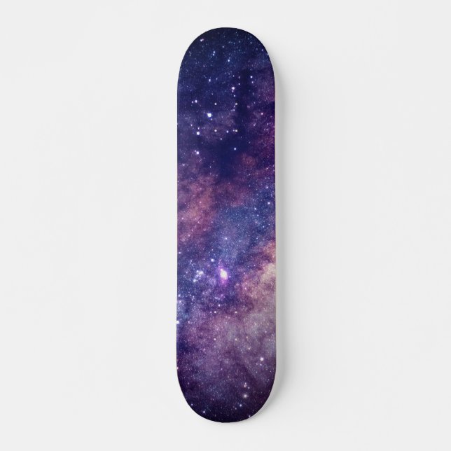 Skateboard Galaxia Estrellas Universo Sky Blue Space Cosmic (Anverso )