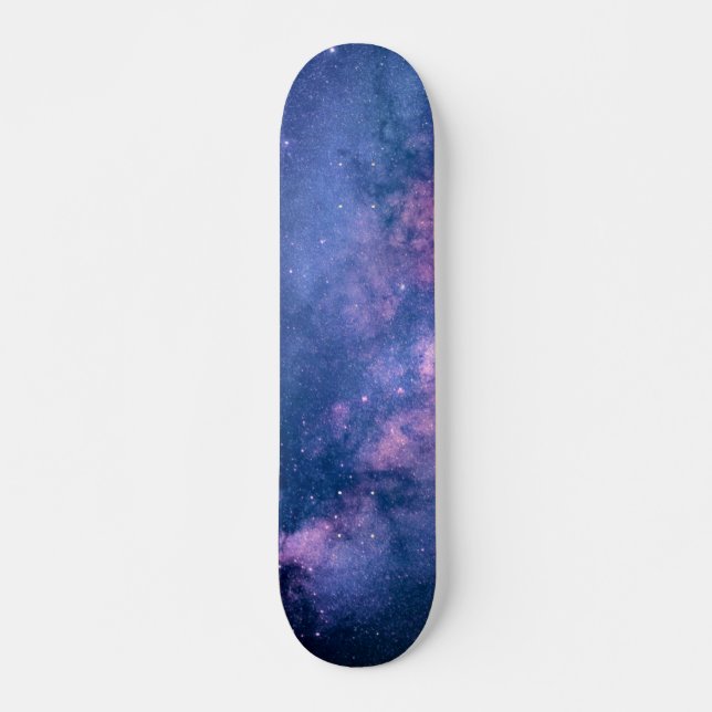 Skateboard Galaxia Estrellas Universo Sky Blue Space Cosmic (Anverso )
