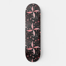 galaxia negra y rosa