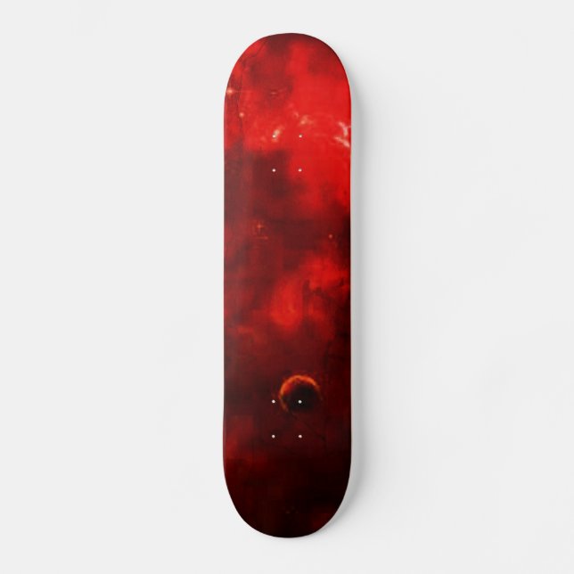 Skateboard galaxia roja (Anverso)