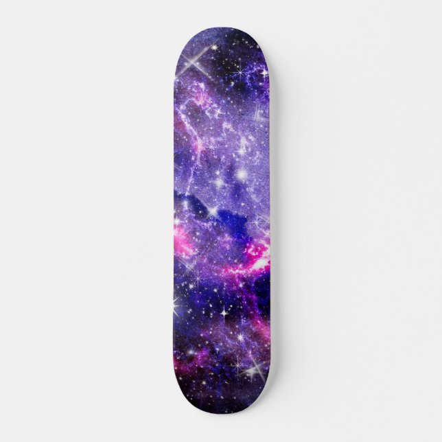 Skateboard Galaxia, Universo, Estrellas, patrón de regalo del (Anverso )