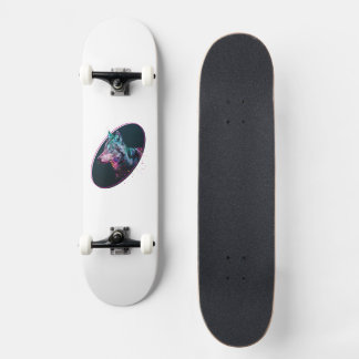 Skateboard Galaxia Wolf Head