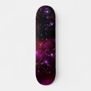 Skateboard Galaxy personalizable Rojo/Rosa