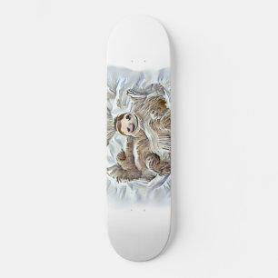 Skateboard Galería esloth Pinting Tote Bag Wrap iPad Air Cov